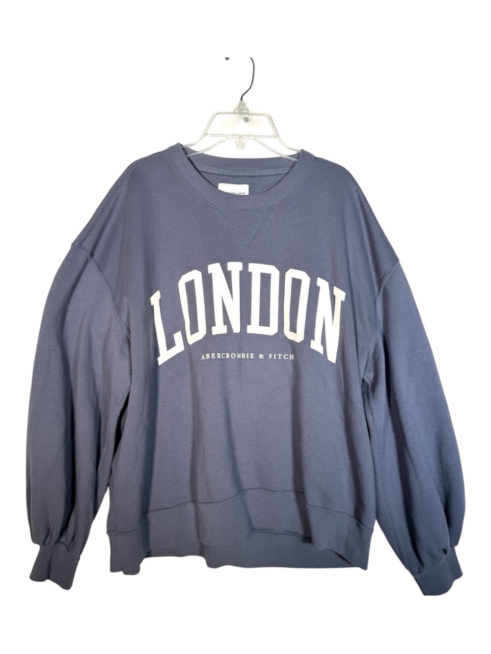 Abercrombie & Fitch London Blue Sweatshirt Soft A&F Collection